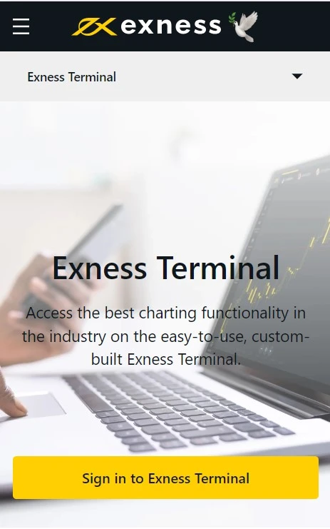 Exness Terminal.