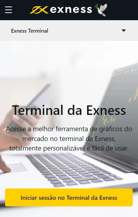 Terminal de Exness.