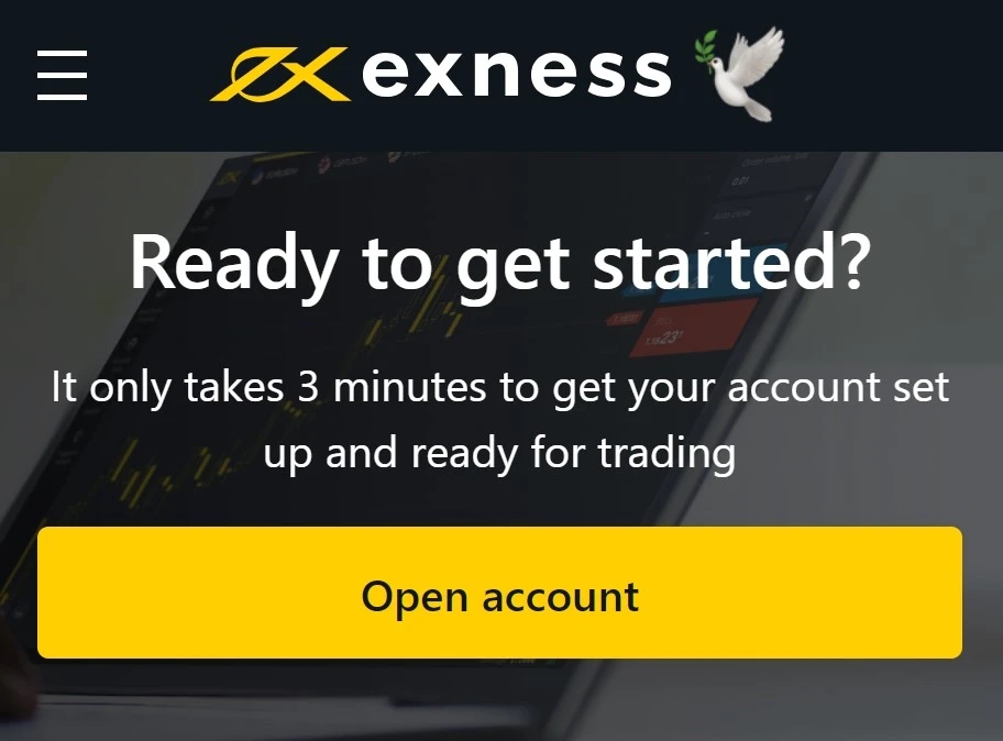 Get started with Exness.